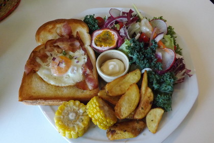 「Sunrays Cafe」の朝食