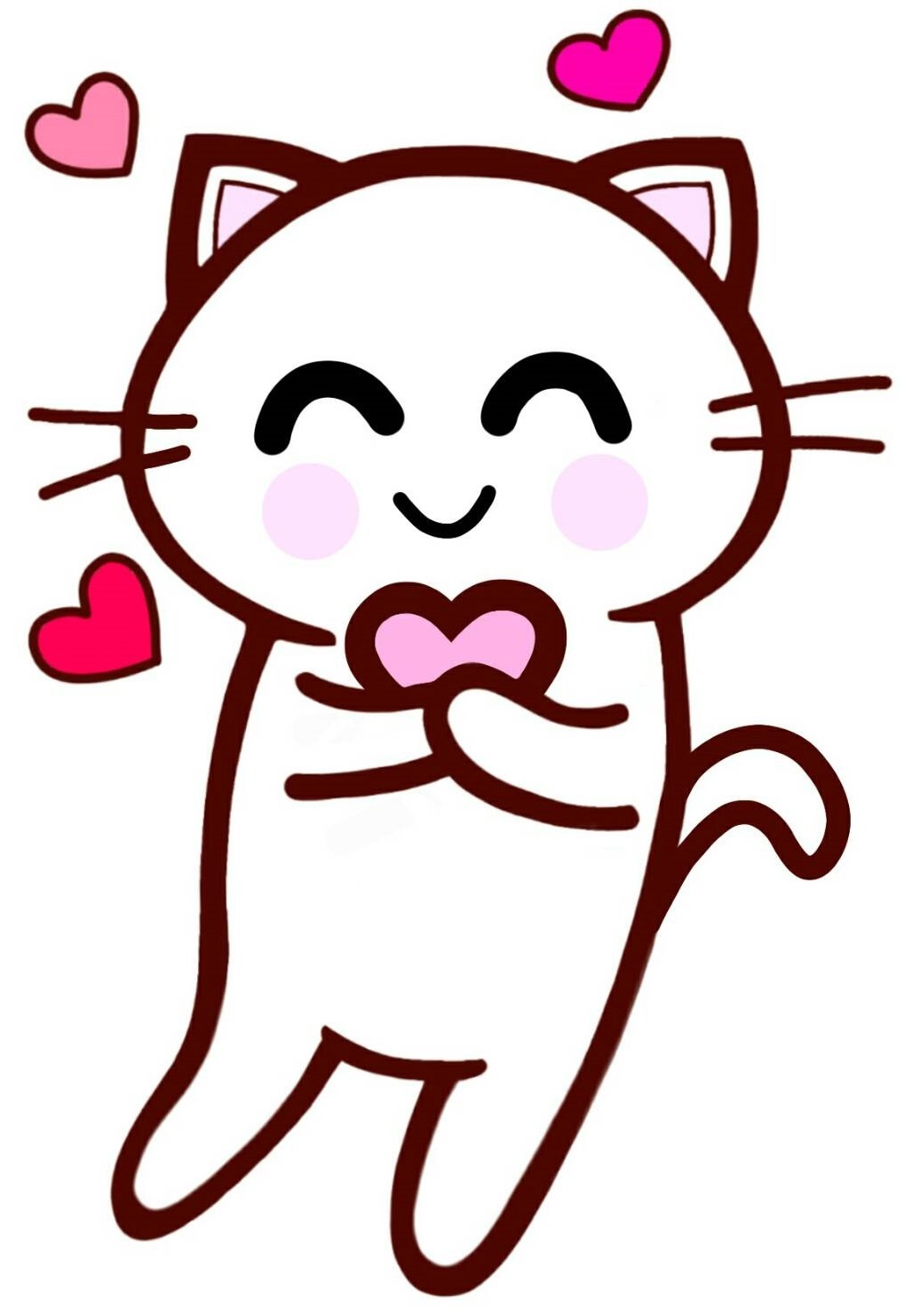 ハート猫