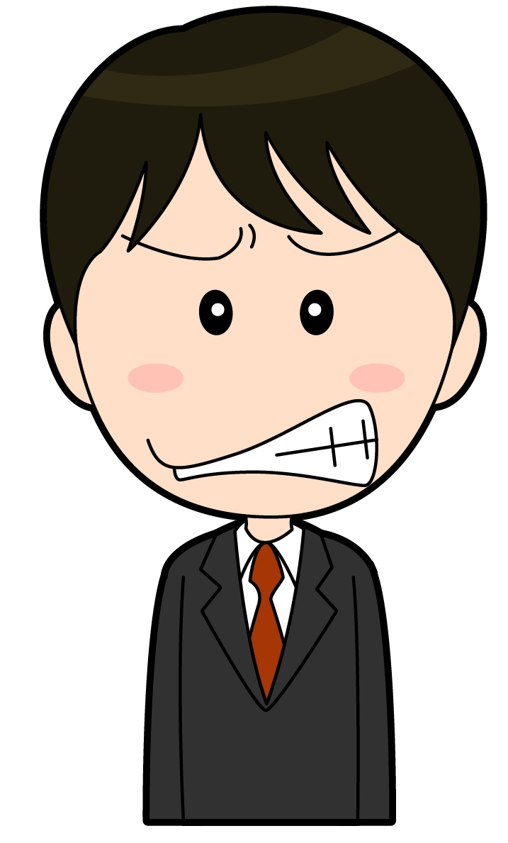 嫌な顔